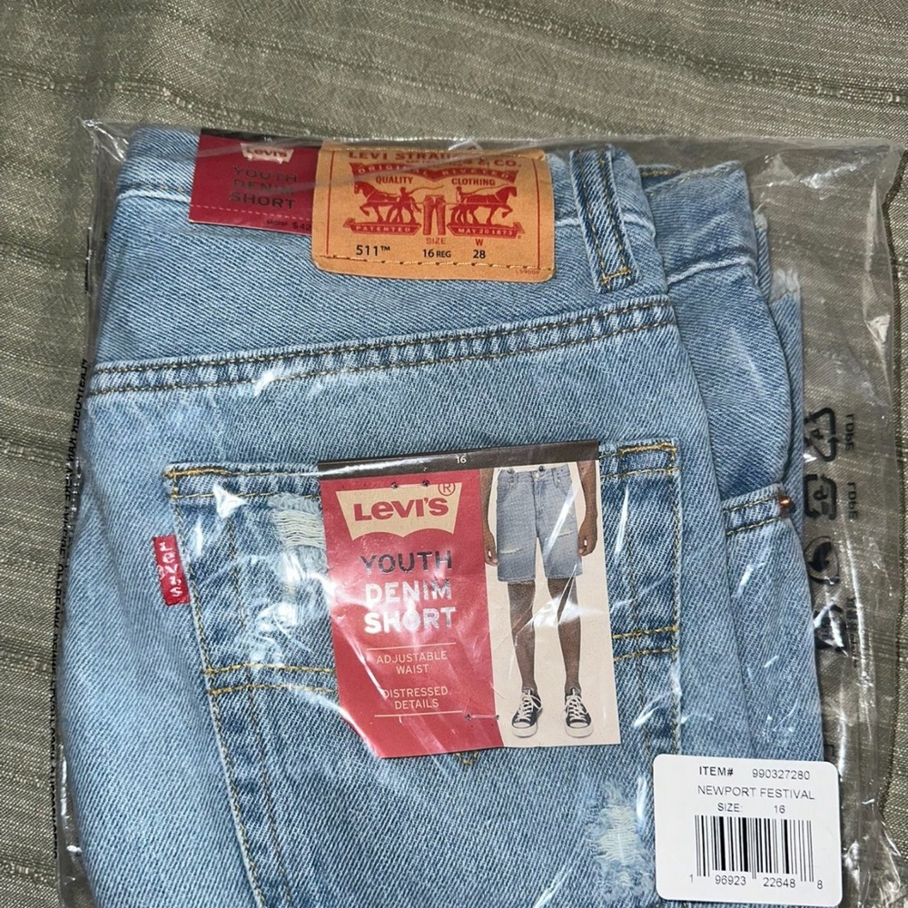 Levi's Blue Classic Denim Shorts